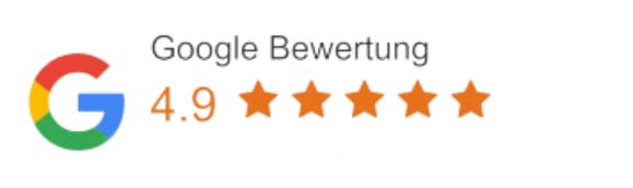 Google Bewertung 4,9 von 5 Sternen, basierend auf 80 Rezensionen